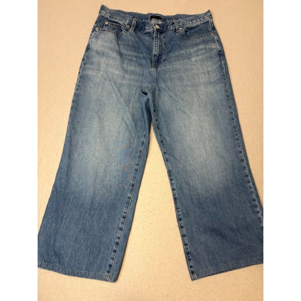 Uniqlo Light Blue Wide-Leg Jeans